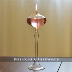 Klaasist petrooleumi õlilamp